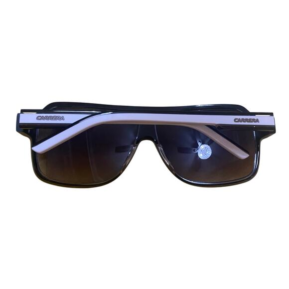 NEW Carrera 27 Black Grey Wrap Shield EYEWEAR Unisex Plastic SUNGLASSES XSZ90 - Picture 2 of 7